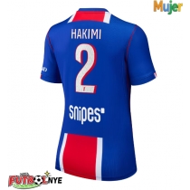 Camiseta Paris Saint-Germain Achraf Hakimi #2 Primera Equipación para mujer 2026-27 manga corta
